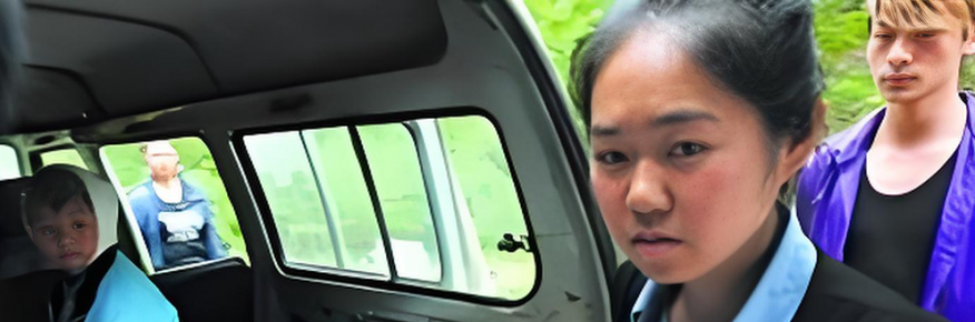 雅安震区最美“送粥妹”