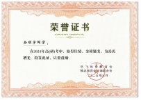 关于表彰2024年度先进分会和先进个人的决定