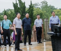 岳飞后裔考察团一行来我区调研