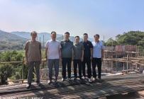 湖北武穴分会赴九江李夫人墓修缮施工现场慰问