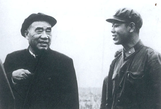 1964年，朱德委员长接见岳振华